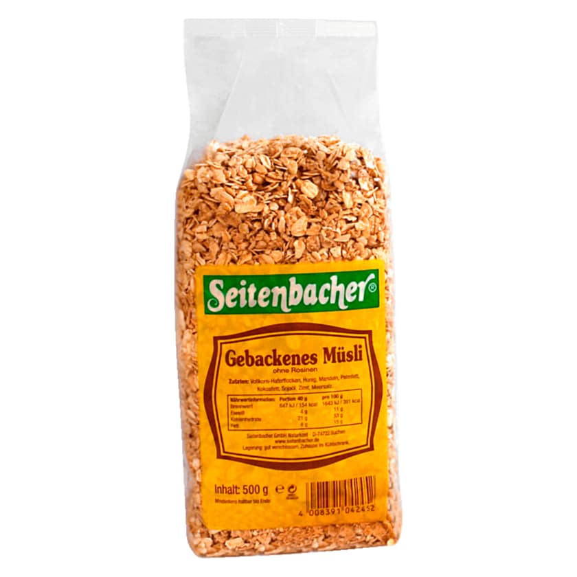Seitenbacher Gebackenes Müsli 500g